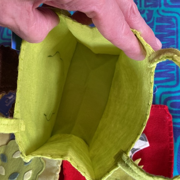 Zoo Animal Felt Gift Bags with Finger Puppets 5 Brand New Bags 1 Price,Children - Picture 12 of 15